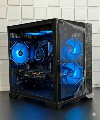 PC Gamer (NOVO) Ryzen 5 5500 | RX 6600 8 GB | 16 GB | SSD 512 GB - Até 12x no cartão
