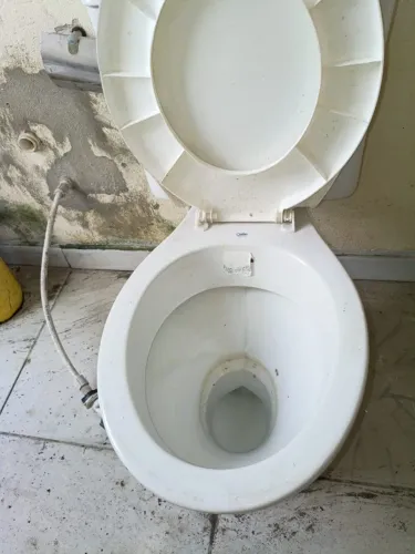 Vaso sanitario com tampa 