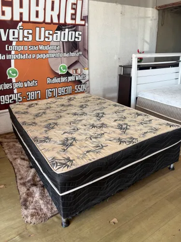 Cama box casal pra sair hoje ( entrego )