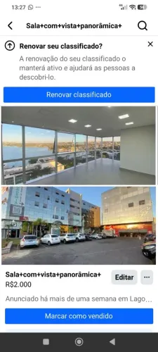 Alugo sala com vista panorâmica