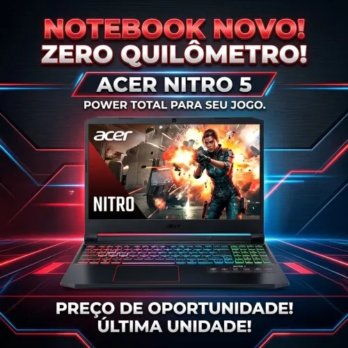 ? NOTEBOOK GAMER ACER NITRO 5 ? ESTADO DE ZERO! ?