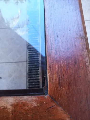 Mesa tampo de vidro