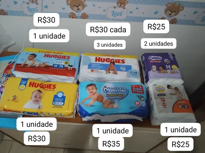 Fraldas descartáveis