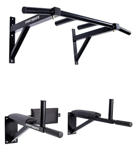 Barra fixa + Paralela e triceps com encosto