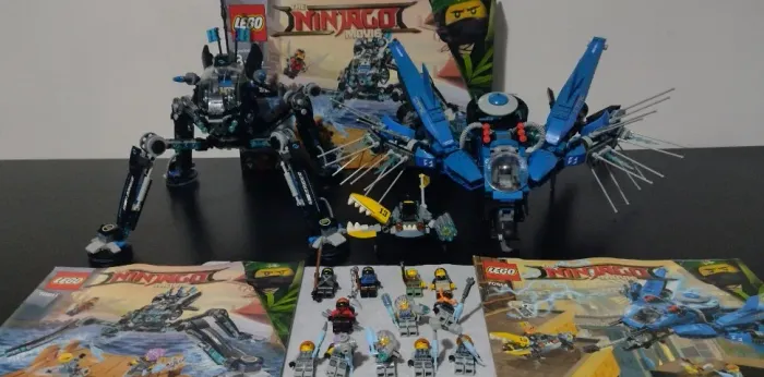 Lego Ninjago 70611 Water Strider & 70616 Lightning Jet Originais e Completos