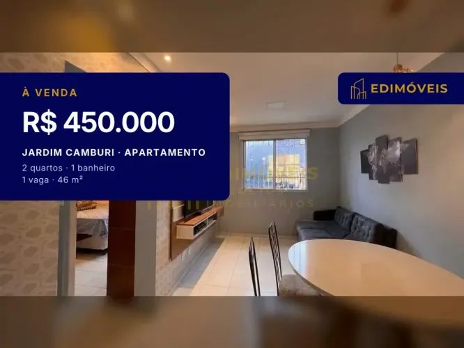 Jardim Camburi| Apartamento 2 quartos com excelente custo-benefício