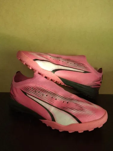 Chuteira Puma Ultra Match Society Rosa 44
