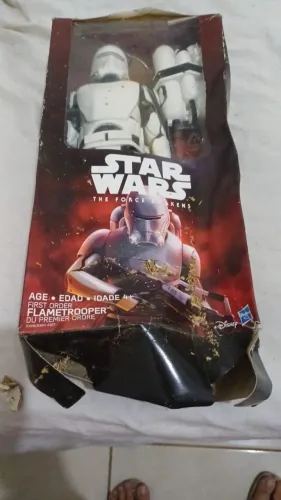 Um boneco de Star Wars 