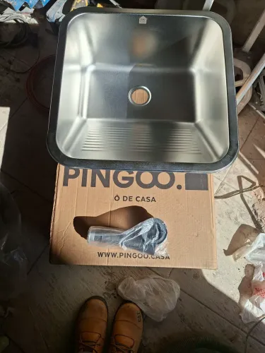 Cuba para lavanderia de inox.