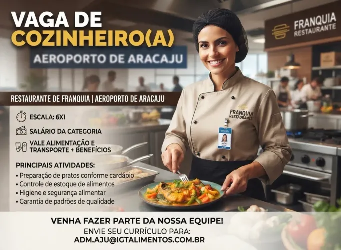 Vaga Cozinheiro