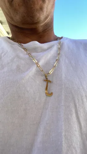 Corrente ouro 18 com pingente