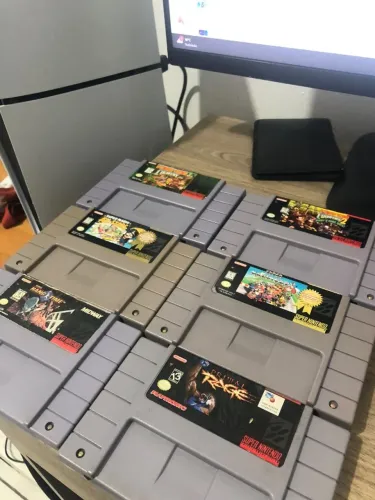 Super nintendo baby 6 jogos
