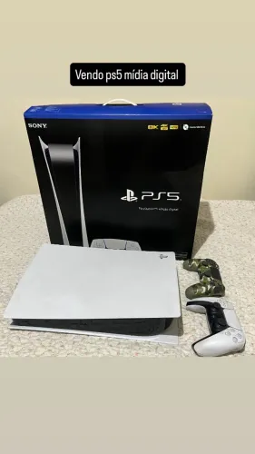Ps5 mídia digital 825 GB + 2 controles 