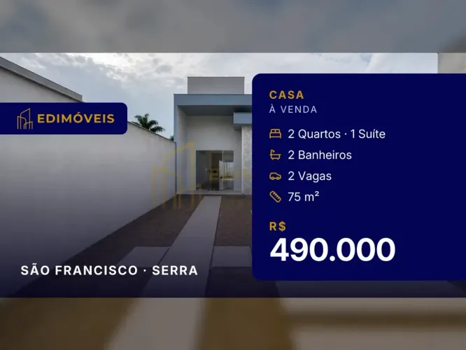 Linda casa 2 quartos em São Francisco, espaço ideal para lazer e descanso