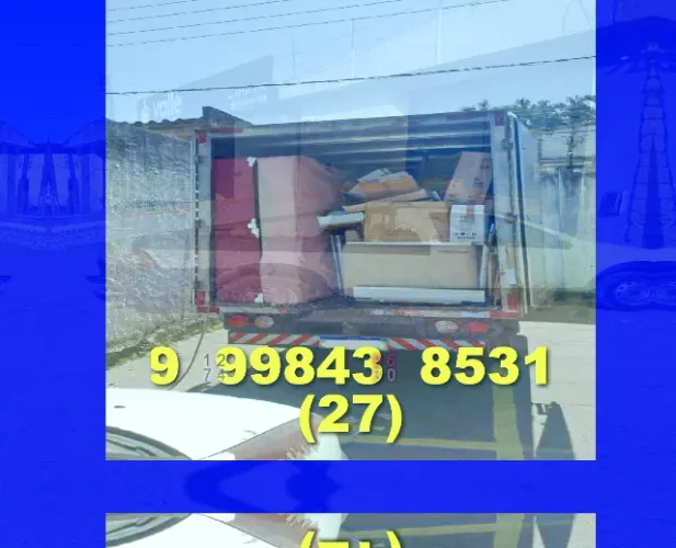 Frete e mudança rápidos! Contato: 27?9?9843?8531 - Eduardo à disposição!