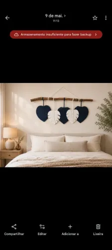 Decoração Boho grande macramé promoção 99
