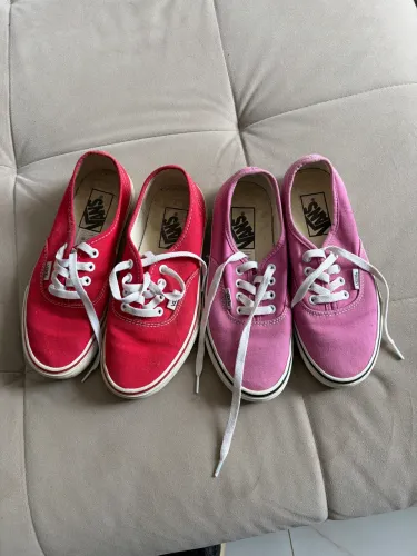 Tênis Authentic RED e ROSA