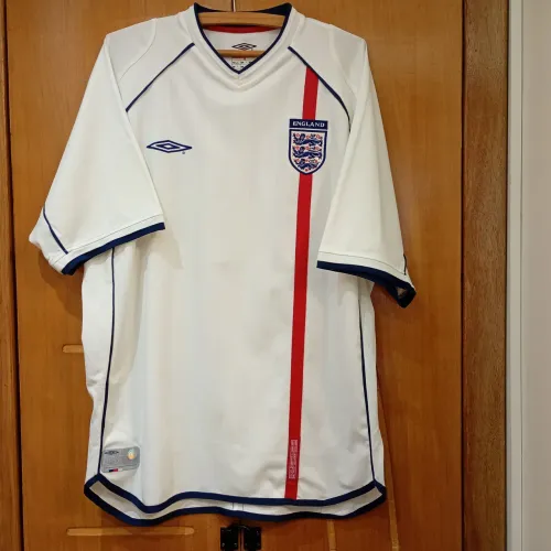 Camisa da seleção da Inglaterra do Jogador Alan Shearer número 9.