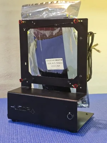 Gabinete Mini Itx HUEDRA C/ Botão e cabo riser