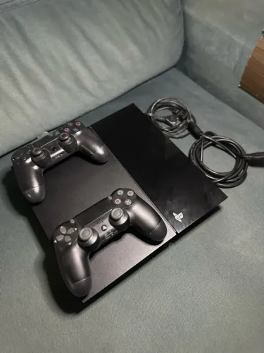  PLAYSTATION 4 FAT 500GB + 2 CONTROLES | FUNCIONANDO PERFEITAMENTE!