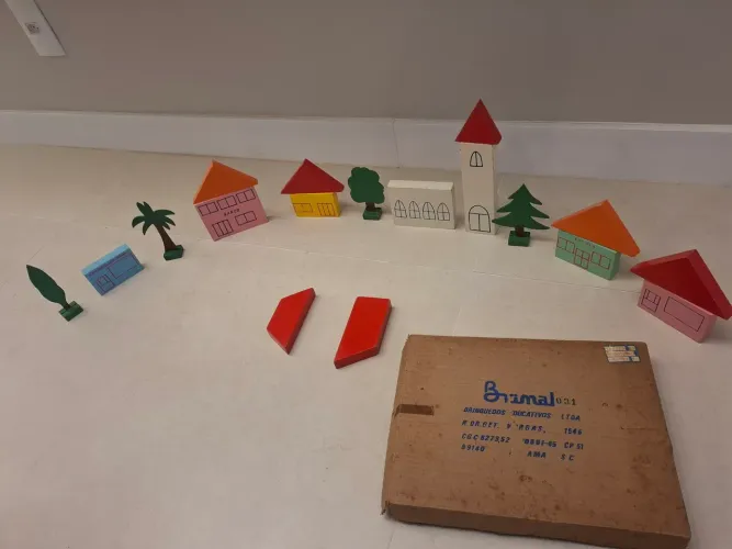 brinquedo educativo antigo - brimal - anos 80