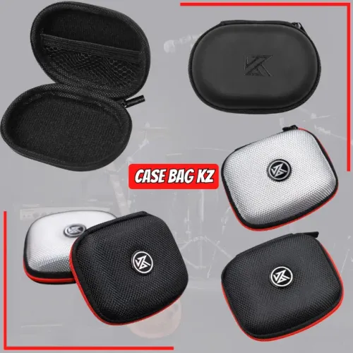 Case Bag Estojo para Fone KZ - Bolsinha Retorno monitor palco Fone KZ