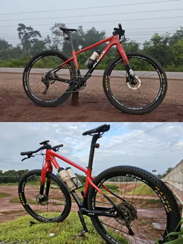 MTB aro 29 fibra de carbono 