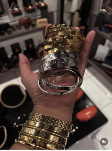 Pulseiras Cartier aço cirúrgico atacado