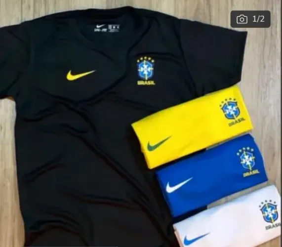 Vendo camisa do Brasil feminina baby look