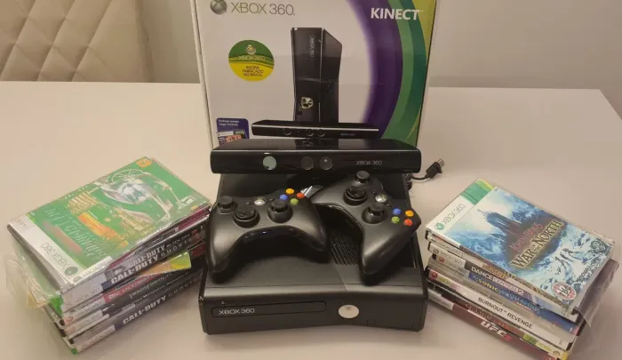 Xbox 360 na caixa