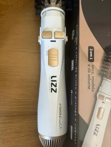 Escova Rotativa Lizz Gold Brush