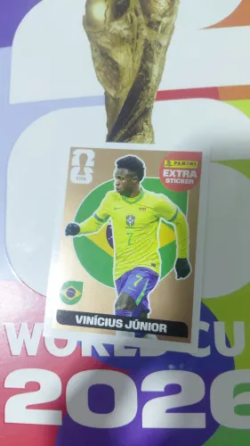 Figurinha vini Jr bronze ótimo estado