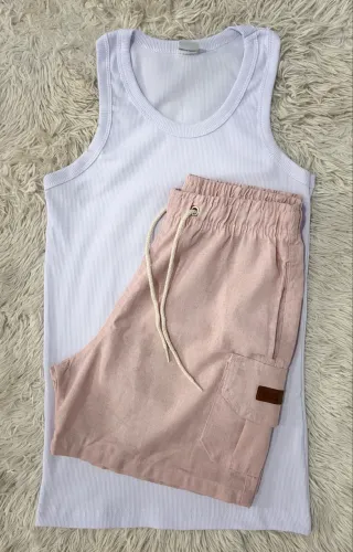 Kit P Regata e Bermuda Linho P