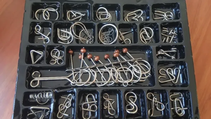 Kit 25 Quebra-Cabeças 3d - Metal - Completo - Na Caixa
