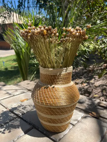 Vaso Capim Dourado 25x20