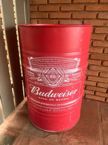 Tambor decorativo Budweiser