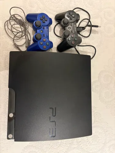Console de videogame Play Station 3 Slim + 24 jogos