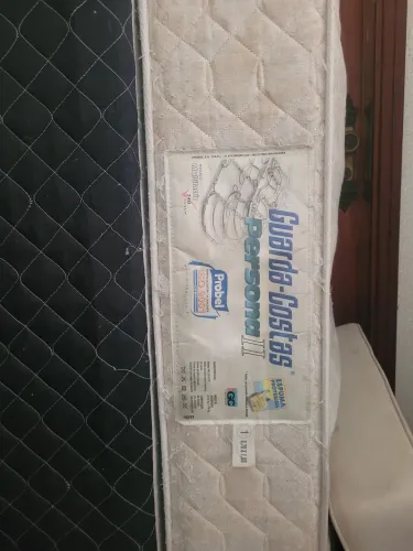 Cama box Solteiro + Colchão Solteiro + Entrega grátis