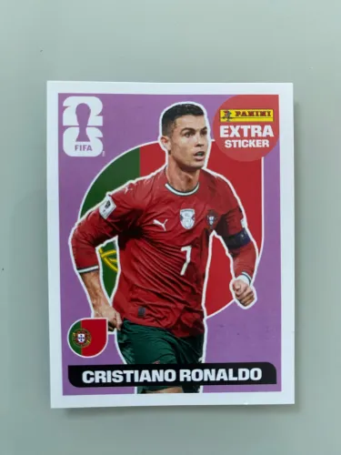 Figurinha Legend Cristiano Ronaldo Roxa