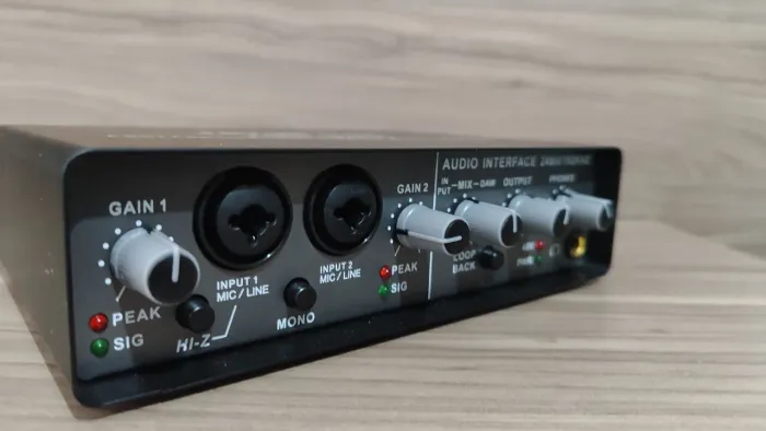 Placa de áudio (Interface) R$195,00