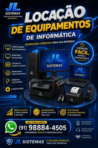 Locação de equipamentos informática