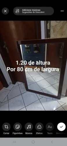 Vendo espelho impecável grande