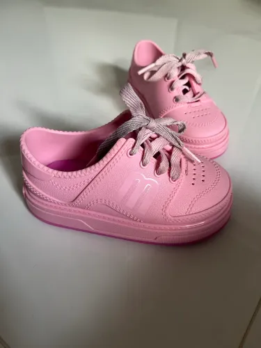 Tênis Mini Melissa Bold Rosa tamanho 20/21