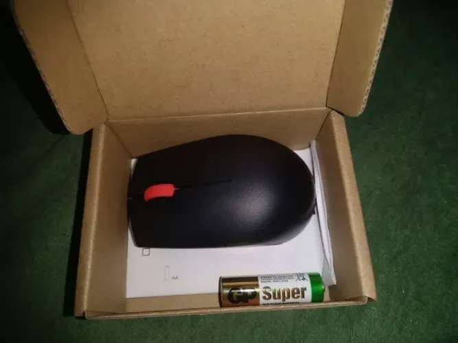mouse sem fio lenovo sem uso