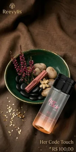 Óleo de massagem corporal Her Code Touch 150ml