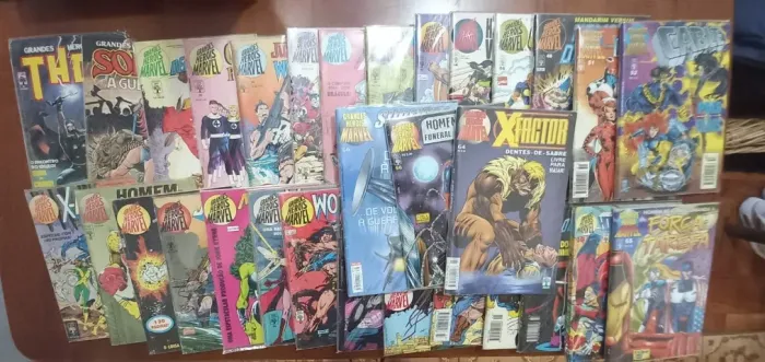 Lote Grandes Heróis Marvel - Editora Abril