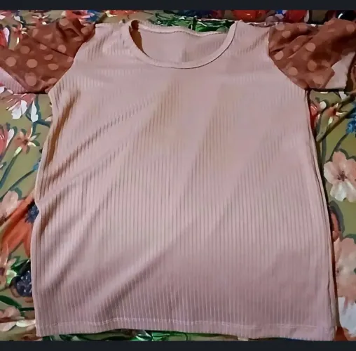 Brusa Feminina Manga Bufante Poá transparente!!! Uma brusa sair por 25 reias