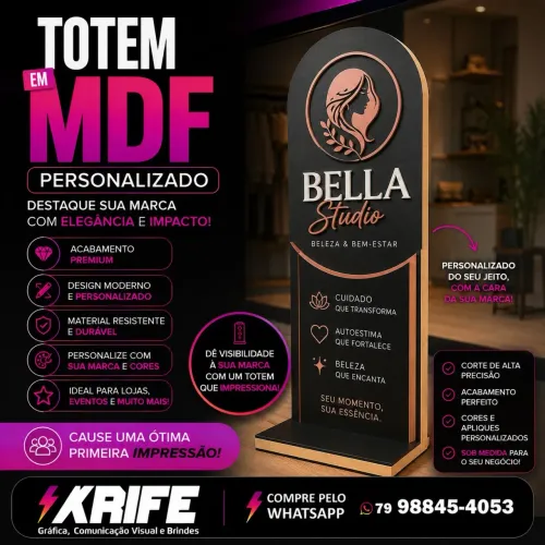 Totem em MDF - Krife