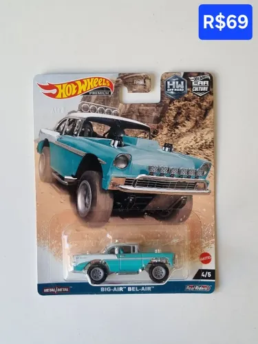 Miniatura Hot Wheels Premium Chevrolet Big Air Bel Air