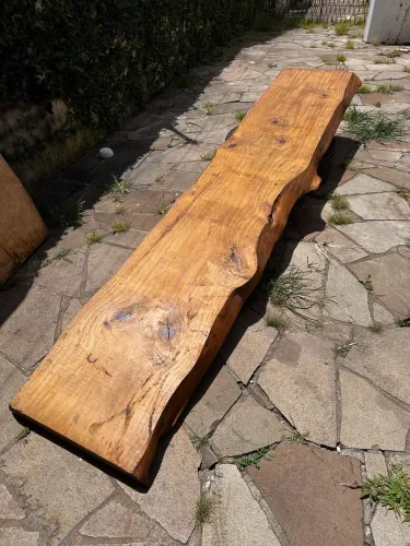 Tampão mesa madeira maciça